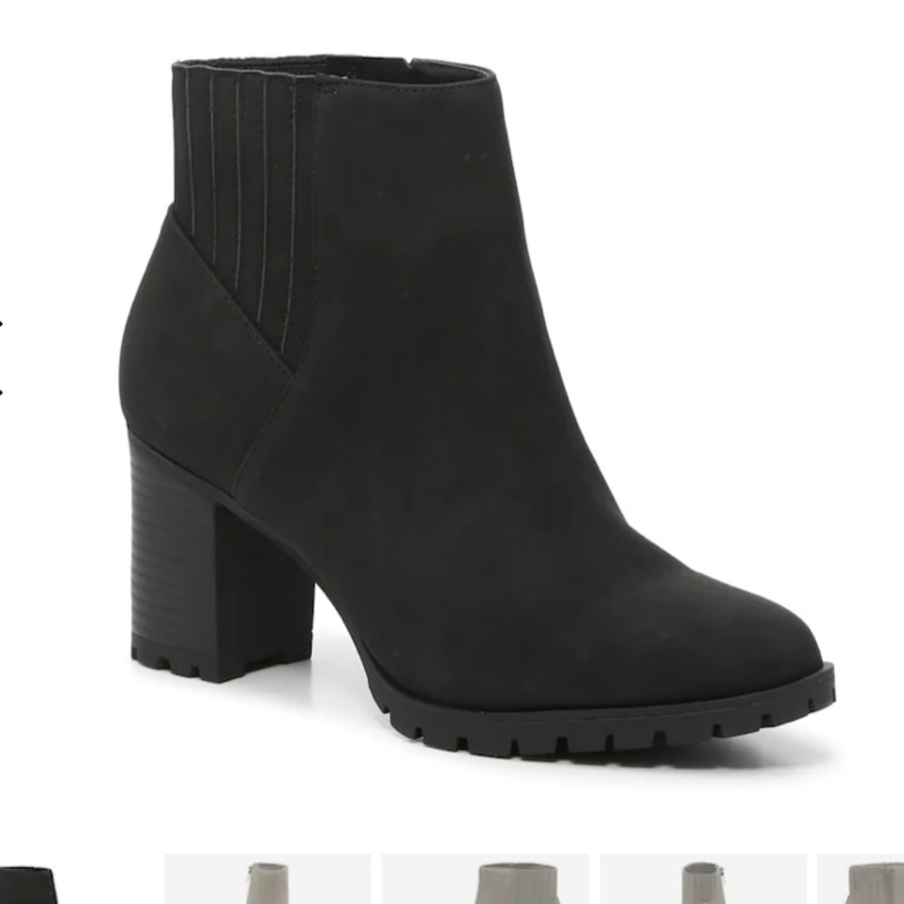 DSW Kelly & Katie Yona Clesea black booties